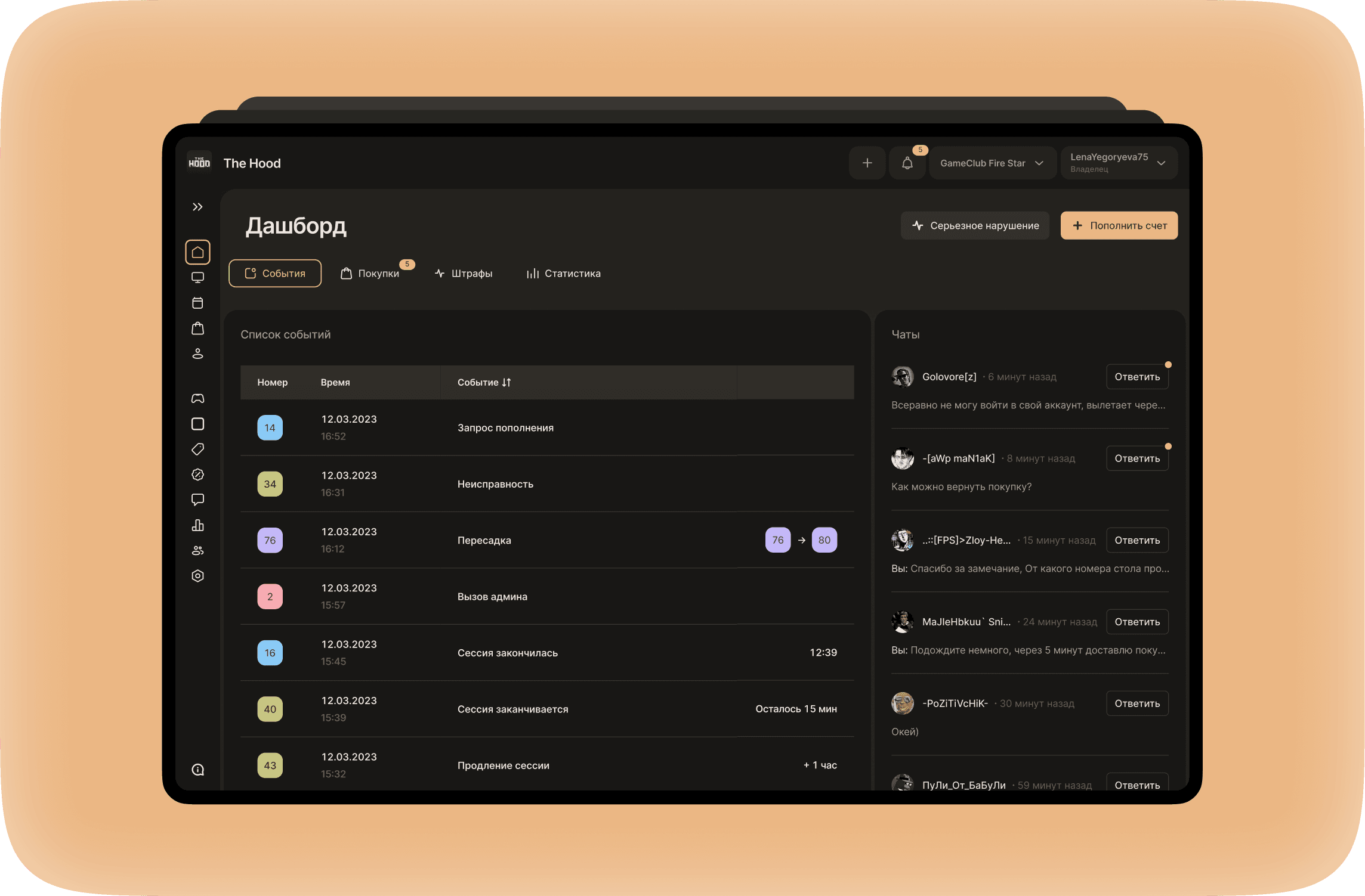 ERP для игрового клуба - изображение 7